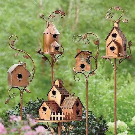 indoor metal bird houses|vintage metal bird houses.